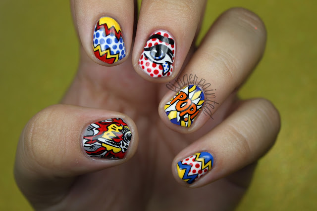 Nail Artist: Finger Painted